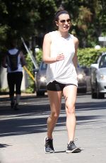 LEA MICHELE and Matthew Paetz Out Hiking in Los Angeles