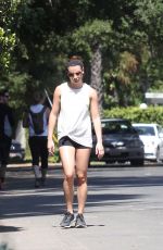 LEA MICHELE and Matthew Paetz Out Hiking in Los Angeles