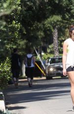 LEA MICHELE and Matthew Paetz Out Hiking in Los Angeles