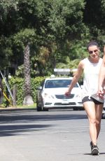 LEA MICHELE and Matthew Paetz Out Hiking in Los Angeles