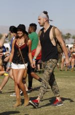 LEA MICHELE at 2015 Coachella Music Festival, Day 2