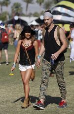 LEA MICHELE at 2015 Coachella Music Festival, Day 2