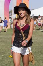 LEA MICHELE at 2015 Coachella Music Festival, Day 2