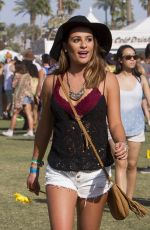 LEA MICHELE at 2015 Coachella Music Festival, Day 2