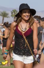 LEA MICHELE at 2015 Coachella Music Festival, Day 2