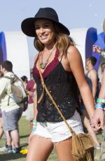 LEA MICHELE at 2015 Coachella Music Festival, Day 2