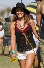 LEA MICHELE at 2015 Coachella Music Festival, Day 2