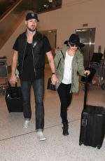 LEA MICHELE at Los Angeles International Airport