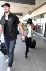 LEA MICHELE at Los Angeles International Airport