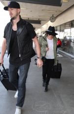 LEA MICHELE at Los Angeles International Airport