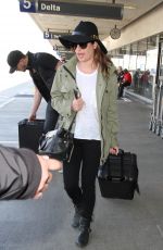 LEA MICHELE at Los Angeles International Airport