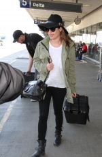 LEA MICHELE at Los Angeles International Airport