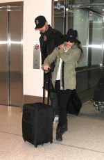 LEA MICHELE at Los Angeles International Airport