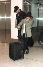 LEA MICHELE at Los Angeles International Airport