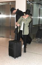 LEA MICHELE at Los Angeles International Airport