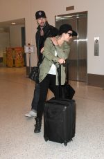 LEA MICHELE at Los Angeles International Airport