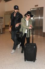 LEA MICHELE at Los Angeles International Airport