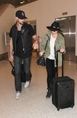 LEA MICHELE at Los Angeles International Airport