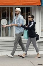 LEA MICHELE Heading to s Spa in Los Angeles