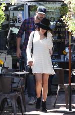 LEA MICHELE Out and About in West Hollywood 04/29/2015