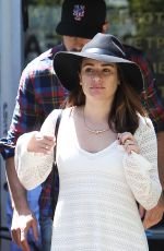 LEA MICHELE Out and About in West Hollywood 04/29/2015