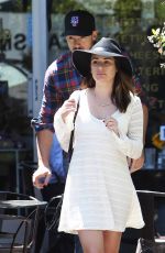 LEA MICHELE Out and About in West Hollywood 04/29/2015