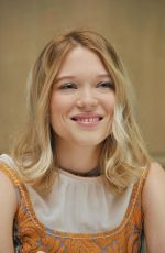 LEA SEZDOUX at Spectre Press Junket in Mexico City