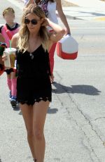 LEANN RIMES Heading to Her Tour Bus in Woodland Hills