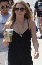 LEANN RIMES Heading to Her Tour Bus in Woodland Hills