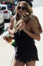 LEANN RIMES Heading to Her Tour Bus in Woodland Hills