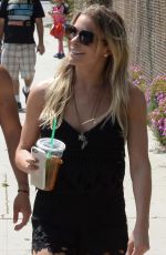 LEANN RIMES Heading to Her Tour Bus in Woodland Hills