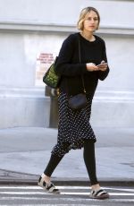 LEELEE SOBIESKI Out and About in New York 04/28/2015