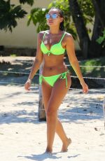 LEIGH-ANNE PINNOCK in Bikini at a Beach in Jamaica