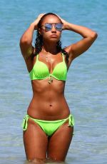 LEIGH-ANNE PINNOCK in Bikini at a Beach in Jamaica