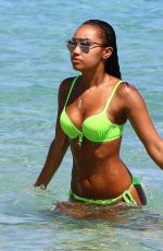 LEIGH-ANNE PINNOCK in Bikini at a Beach in Jamaica