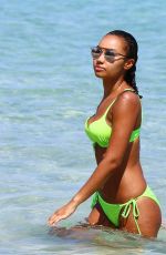 LEIGH-ANNE PINNOCK in Bikini at a Beach in Jamaica