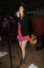 LEIGHTON MEESETER Performs at The Skybar in West Hollywood