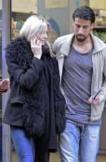 LENA GERCKE and Sami Khedira Out Shopping in Madrid 29/01/2015