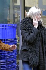 LENA GERCKE and Sami Khedira Out Shopping in Madrid 29/01/2015