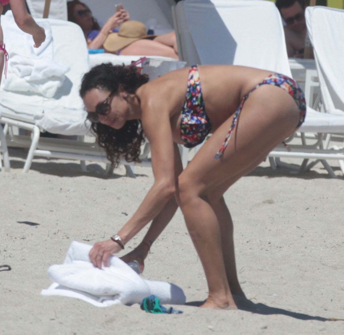 LILLY BECKER in Bikini at a Beach in Miami 