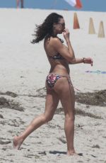 LILLY BECKER in Bikini at a Beach in Miami