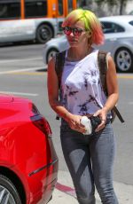 LILY ALLEN Leaves Fred Segal in Los Angeles