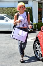 LILY ALLEN Leaves Fred Segal in Los Angeles