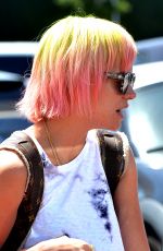 LILY ALLEN Leaves Fred Segal in Los Angeles