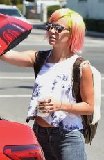 LILY ALLEN Leaves Fred Segal in Los Angeles