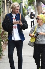 LILY ALLEN Out and About in West Hollywood 04/23/2015