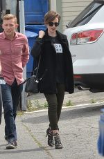 LILY COLLINS and Her Mom Out and About in Los Angeles