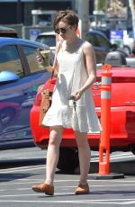 LILY COLLINS Arrives at Juice Bar in West Hollywood 04/18/2015