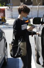 LILY COLLINS at Car Wash of the Star in West Hollywood