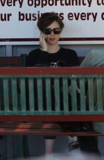 LILY COLLINS at Car Wash of the Star in West Hollywood